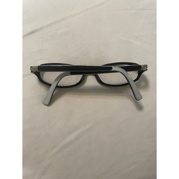 CALVIN KLEIN 5596 961 Eyeglasses Frame 52-16-135 Black/White Polished RZ06 - Picture 2 of 8